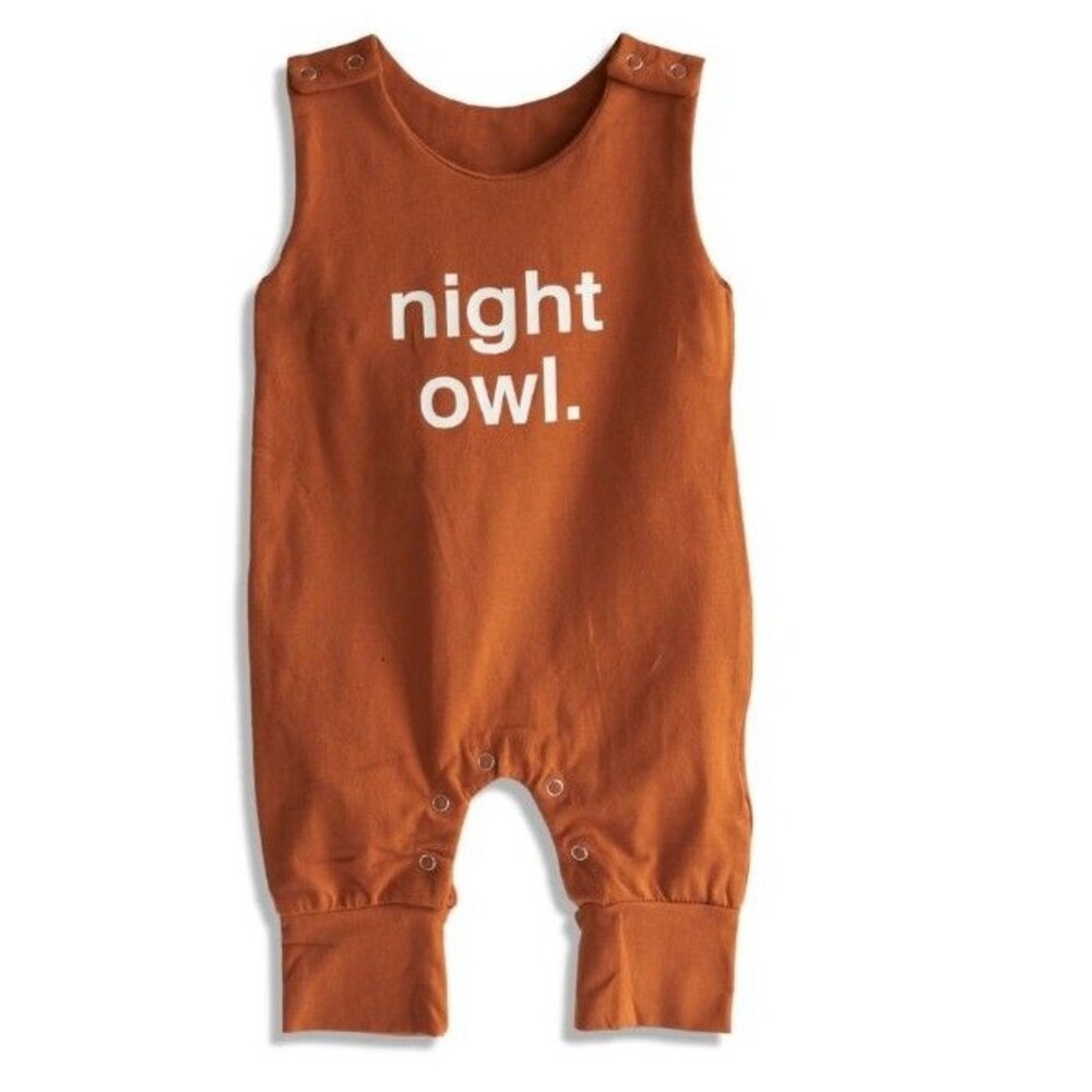 Denver James Night Owl Romper size 12-18ths